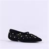 Pedro Anton Barcelona Studded Pump Strap - Black Suede